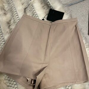 Mackage High Waist Beige Shorts